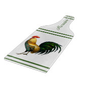 パーソナライズされたカラフル鶏 カッティングボード (角)