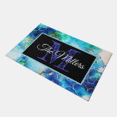 パーソナライズされたカラフル ドアマット (アングル)