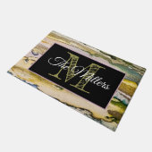 パーソナライズされたカラフル ドアマット (アングル)