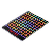 パーソナライズされたカラフル ノートブック (左側)