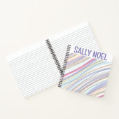 パーソナライズされたカラフル ノートブック (内部)