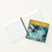 パーソナライズされたカラフル ノートブック (内部)