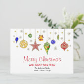 パーソナライズされたカラフルChristmas Bables (スタンド正面)