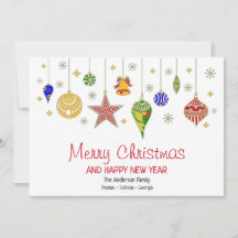 パーソナライズされたカラフルChristmas Bables