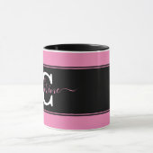 パーソナライズされたカラーブロック マグカップ (中央)