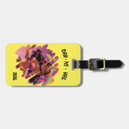 パーソナライズされたカリブのカーニバルをテーマにした荷札 ラゲッジタグ