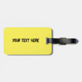 パーソナライズされたカリブのカーニバルをテーマにした荷札 ラゲッジタグ (裏面横)