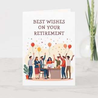 パーソナライズされたカード – 仕事仲間のお別れ カード