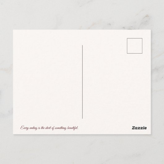 パーソナライズされたカード – 仕事仲間のお別れ ポストカード (裏面)