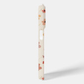 パーソナライズされたガーリーカラフル花模様 Case-Mate iPhoneケース (裏面 / 右)