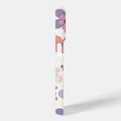 パーソナライズされたガーリーカラフル花模様 Case-Mate iPhoneケース (裏面 / 右)