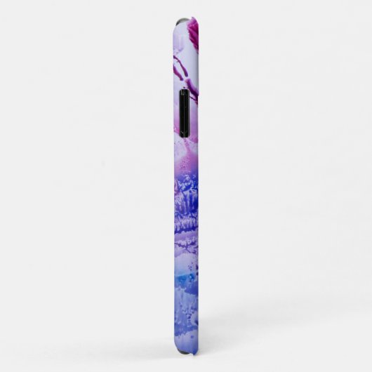 パーソナライズされたガーリーバラモノグラムの抽象芸術 Case-Mate iPhoneケース (裏面/右)