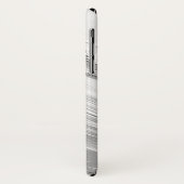 パーソナライズされたガーリーバラ金ゴールドグリッター名 Case-Mate iPhoneケース (裏面/左)