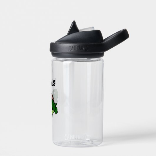 パーソナライズされたキッズウォーターボトルW/Name - Sea Turtle ウォーターボトル (左面)