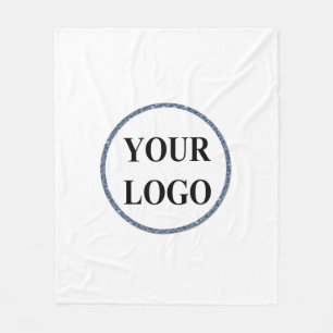 パーソナライズされたキッズギフトカスタムテンプレート追加ロゴ フリースブランケット