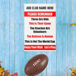 パーソナライズされたキッズラグビーメタルサイン メタルプリント