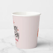 パーソナライズされたキツネハッピーバースデー紙カップ 紙コップ (左)