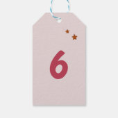 パーソナライズされたキツネハッピーバースデー ギフトタグ (裏面)