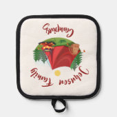 パーソナライズされたキャンピング 鍋敷き (正面)