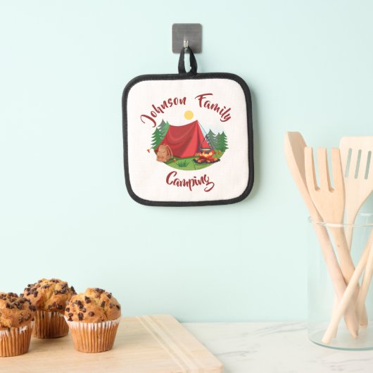 パーソナライズされたキャンピング 鍋敷き (インサイチュ (吊り下げ))