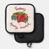 パーソナライズされたキャンピング 鍋敷き (正面/裏面)