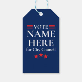 パーソナライズされたキャンペーン選挙 ギフトタグ