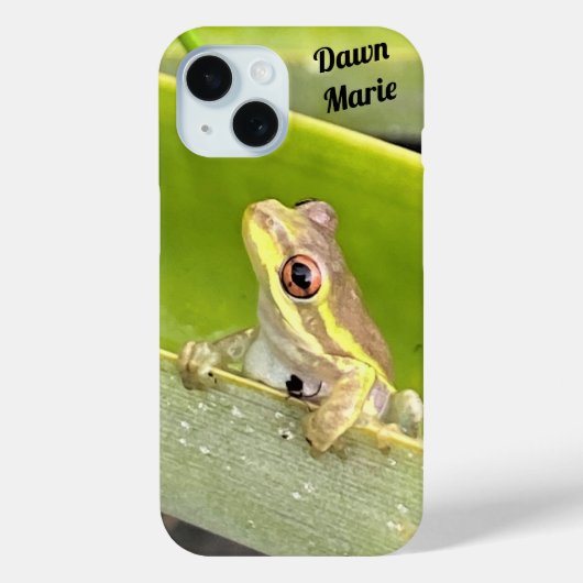 パーソナライズされたキューバツリーカエルiPhoneケース Case-Mate iPhoneケース (裏面)