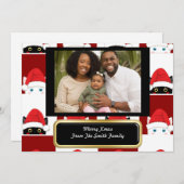 パーソナライズされたキリスト教のクリスマス恵み- Your シーズンカード (正面/裏面)