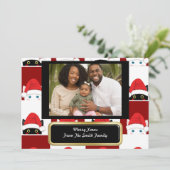 パーソナライズされたキリスト教のクリスマス恵み- Your シーズンカード (スタンド正面)