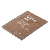 パーソナライズされたキリスト教の男性へ賜物 – 諺ではない ノートブック (左側)