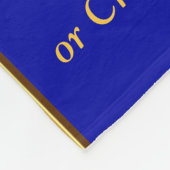 パーソナライズされたキリスト教の賜物。任意の大事な行事、色 フリースブランケット (角)