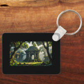 パーソナライズされたキーチユニークェイン:カスタムデザイン キーホルダー (正面)