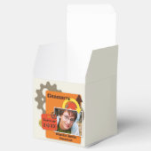 パーソナライズされたギア卒業写真ありがとう フェイバーボックス (オープン)