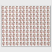 パーソナライズされたギフトラップカスタム紙 ラッピングペーパー (フラット)