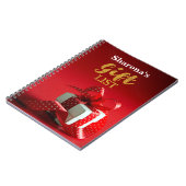 パーソナライズされたギフトリスト帳 ノートブック (左側)