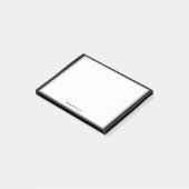 パーソナライズされたギフト男性へブラックポストイット®注意事項 ポストイット (アングル)