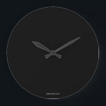パーソナライズされたギフト男性へブラックラウンドウォールクロック ラージ壁時計<br><div class="desc">ギフトパーソナライズされた男性へ – カスタマイズ可能な文字と黒い大きな丸い壁の時計自分の名前や他の文字を追加するだけで、自分で作成できる。誕生日ユニーク男性へ、クリスマス、父の日または他の日のためのギフト…</div>
