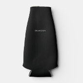 パーソナライズされたギフト男性へボトルクールブラック ボトルクーラー (正面)