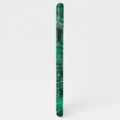 パーソナライズされたクジャックブルーフェザー iPhoneケース (右側)