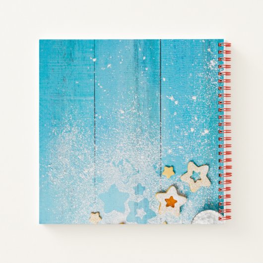 パーソナライズされたクッキーベイカーレシピジャーナル ノートブック (裏面)