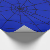 パーソナライズされたクモの巣 ラッピングペーパー (角)