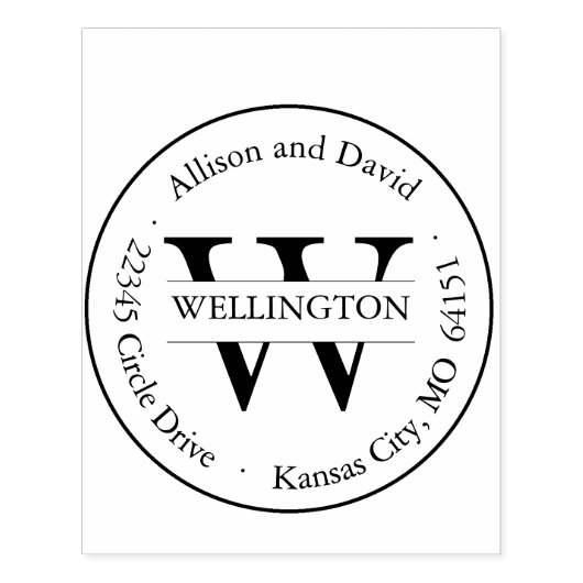 パーソナライズされたクラシックアドレスのスタンプ ラバースタンプ (インプリント)