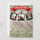 パーソナライズされたクラシッククリスマスカード シーズンカード (正面)