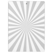 パーソナライズされたクラシックグレイカスタマイズバースト! クリップボード (裏面)