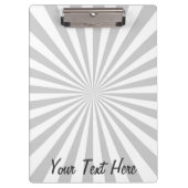 パーソナライズされたクラシックグレイカスタマイズバースト! クリップボード (正面)