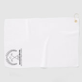 パーソナライズされたクラシックゴルフクラブネーム ゴルフタオル (横)