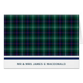 パーソナライズされたクラシックタータンチェック (正面横)