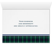 パーソナライズされたクラシックタータンチェック (内部横(下))