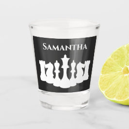 パーソナライズされたクラシックチェスピース女王 ショットグラス