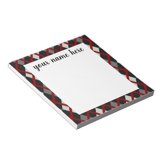 パーソナライズされたクラシックメモ ノートパッド (アングル)